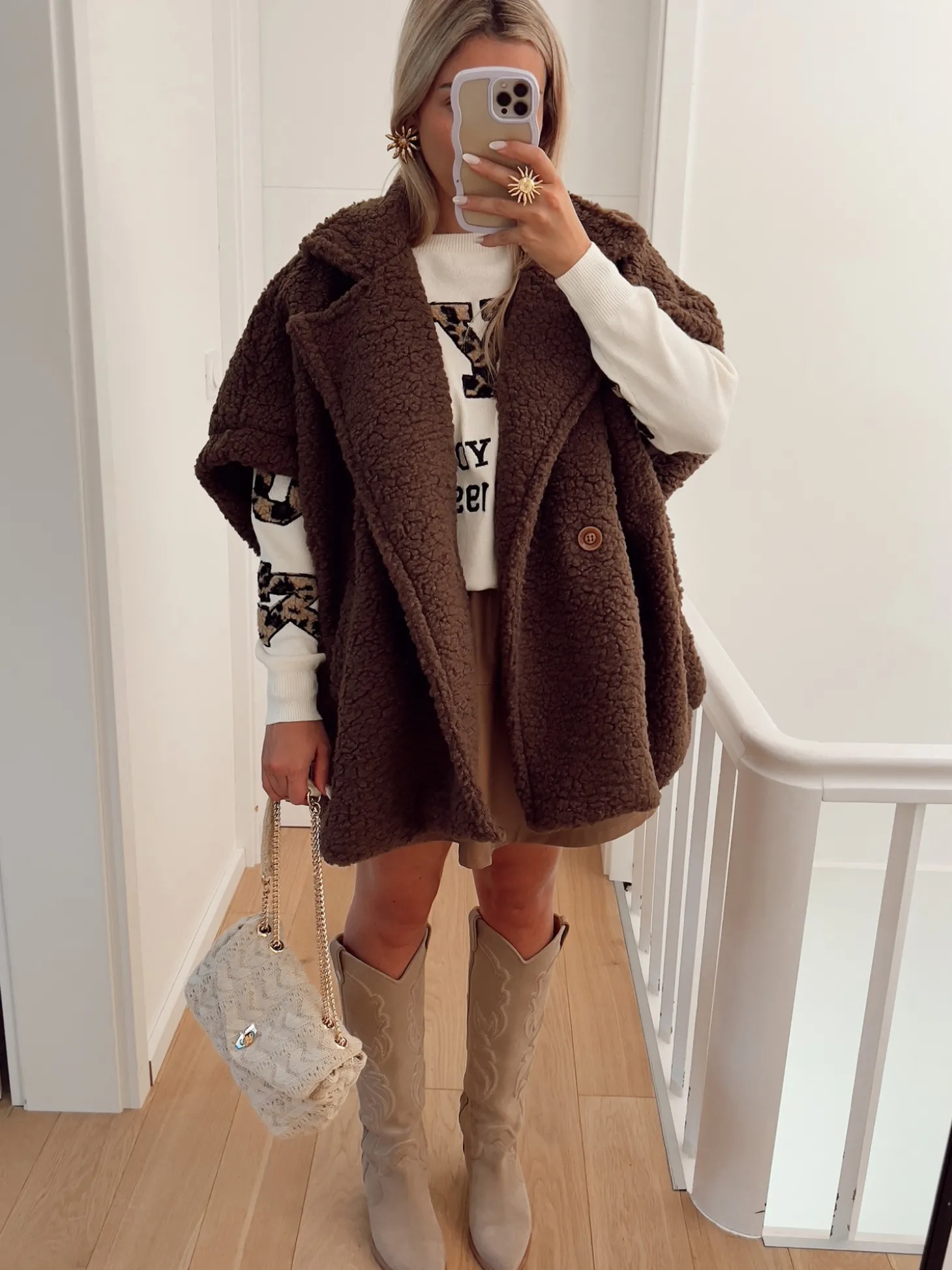 Hello Moon Shop Veste poncho IDA Online